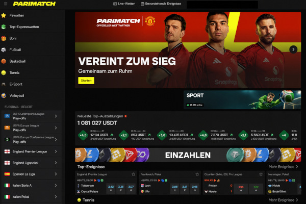 Offizielle Pari-Match-Website in Deutschland